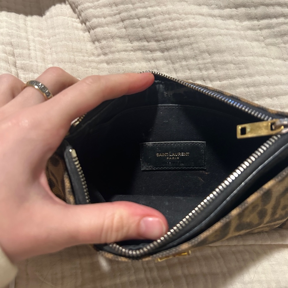 Gorgeous Authentic Ysl Wallet With Zipper - image 5